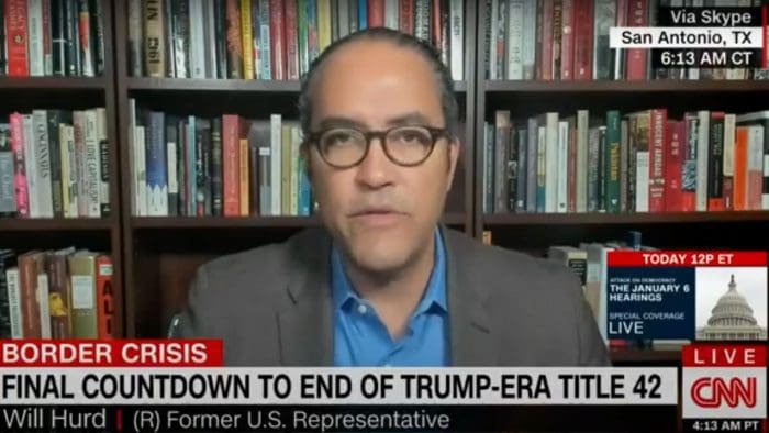 Will Hurd in a conversation with the hosts of CNN This Morning to discuss the border crisis ahead of Title 42's end