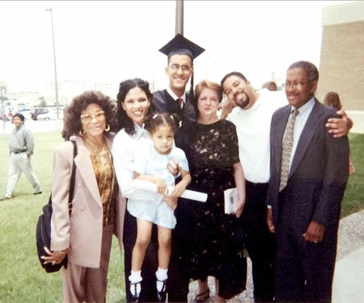 Will Hurd at the graduation from A&M University with his family