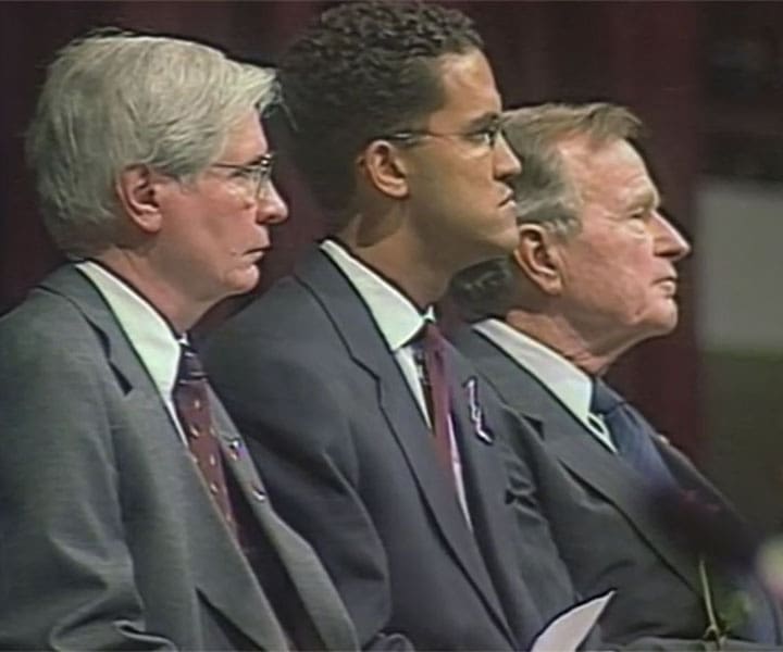 Will Hurd while serving as Student Body President of Texas A&M University