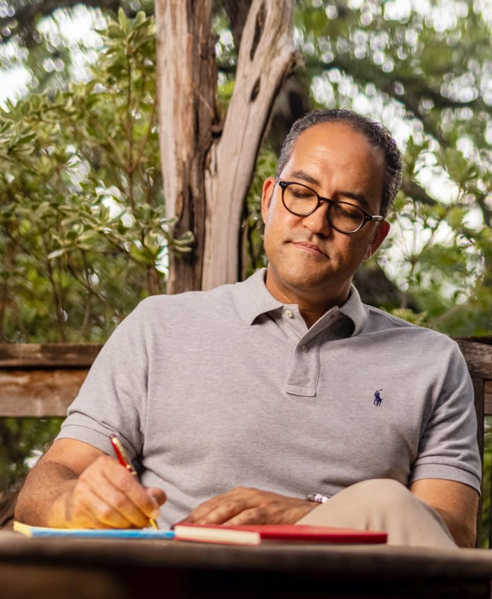 Will Hurd is taking notes for his book