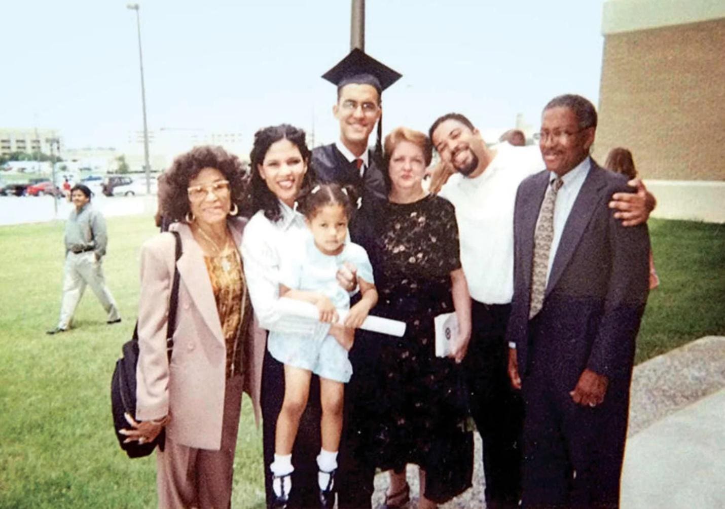 Photo: With my family at my graduation from Texas A&M University