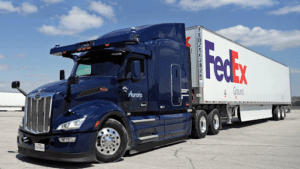 Photo: Aurora's autonomous vehicles, transporting FedEx shipments between Fort Worth and El Paso, signify a new era in freight delivery, with daily and weekly trips increasing in frequency.