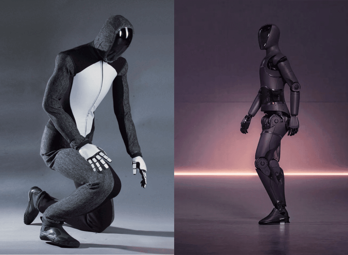 Photo: The Norwegian company 1X Technologies expects to launch its Neo robot (left) in 2023. The American robotics company Figure is working on its Figure 01 humanoid robot (right) - 1X Technologies/Figure