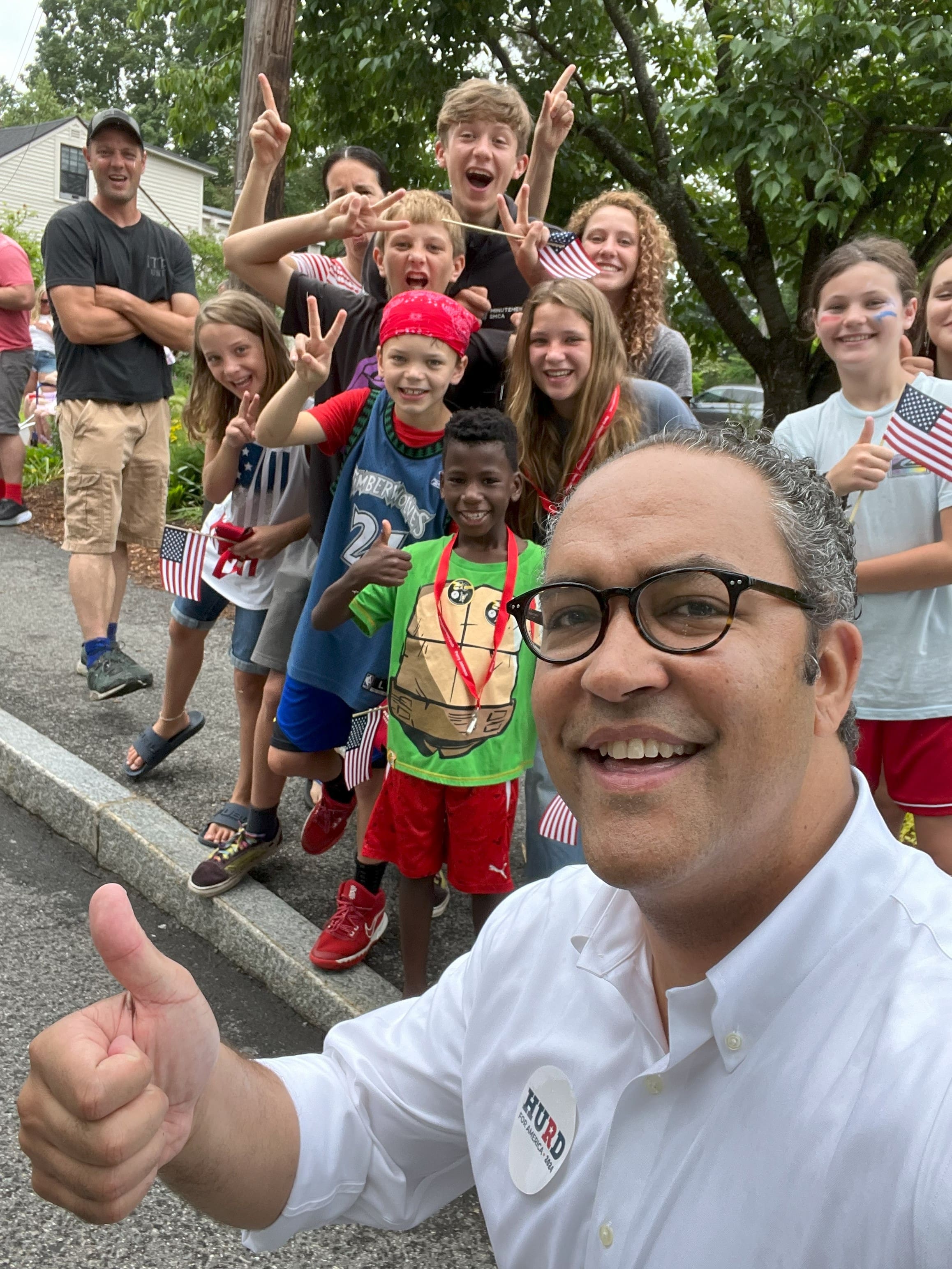 Congressman Will Hurd campaiging in New Hampshire as a presidential candidate